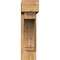 Ekena Millwork Imperial Block Rough Sawn Bracket w/ Offset Brace, Western Red Cedar, 6"W x 22"D x 22"H BKT0604X22X22IMP05RWR - alternate 2